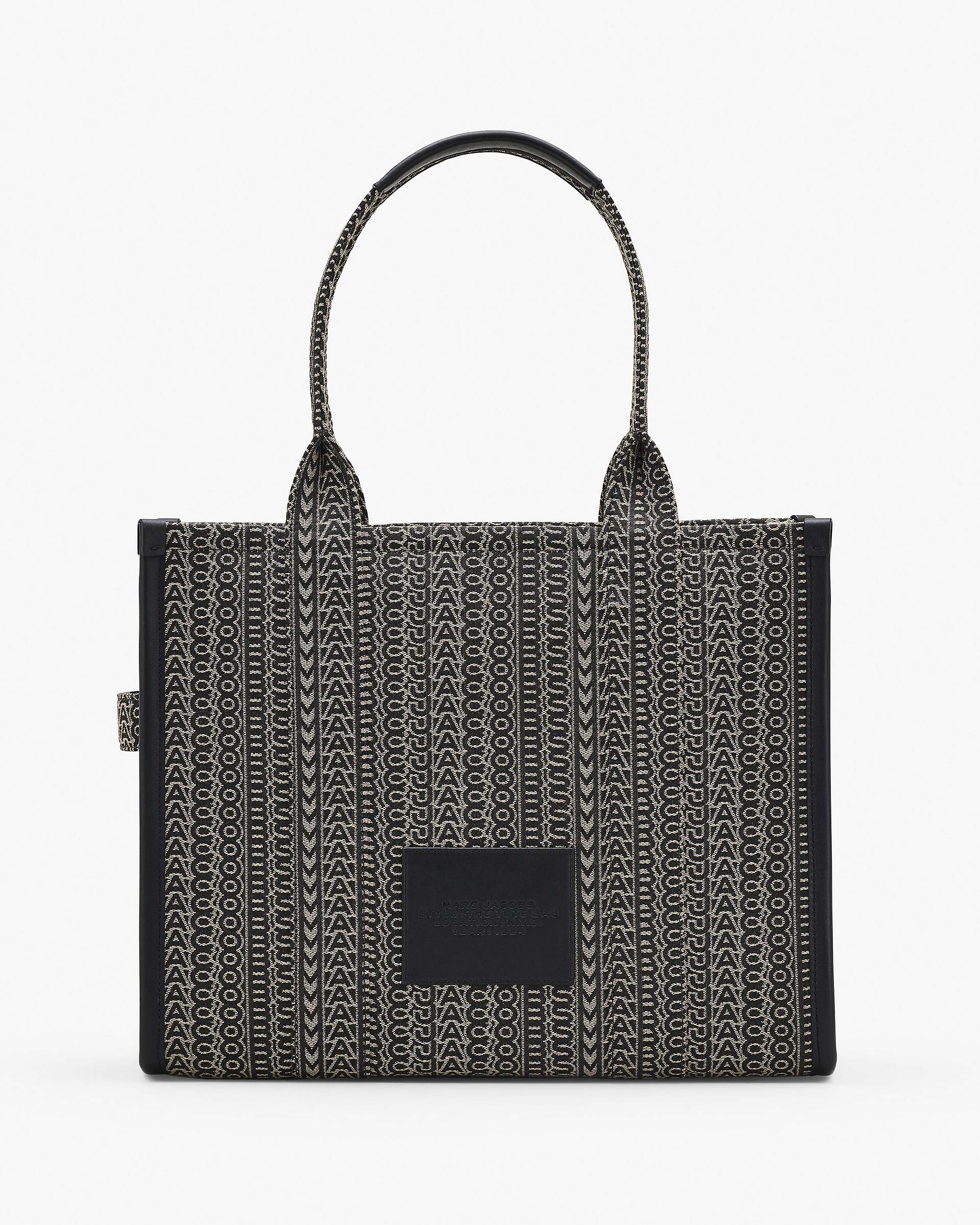 The Monogram Jacquard Large Tote Bag - Beige Multi | Marc Jacobs for sale