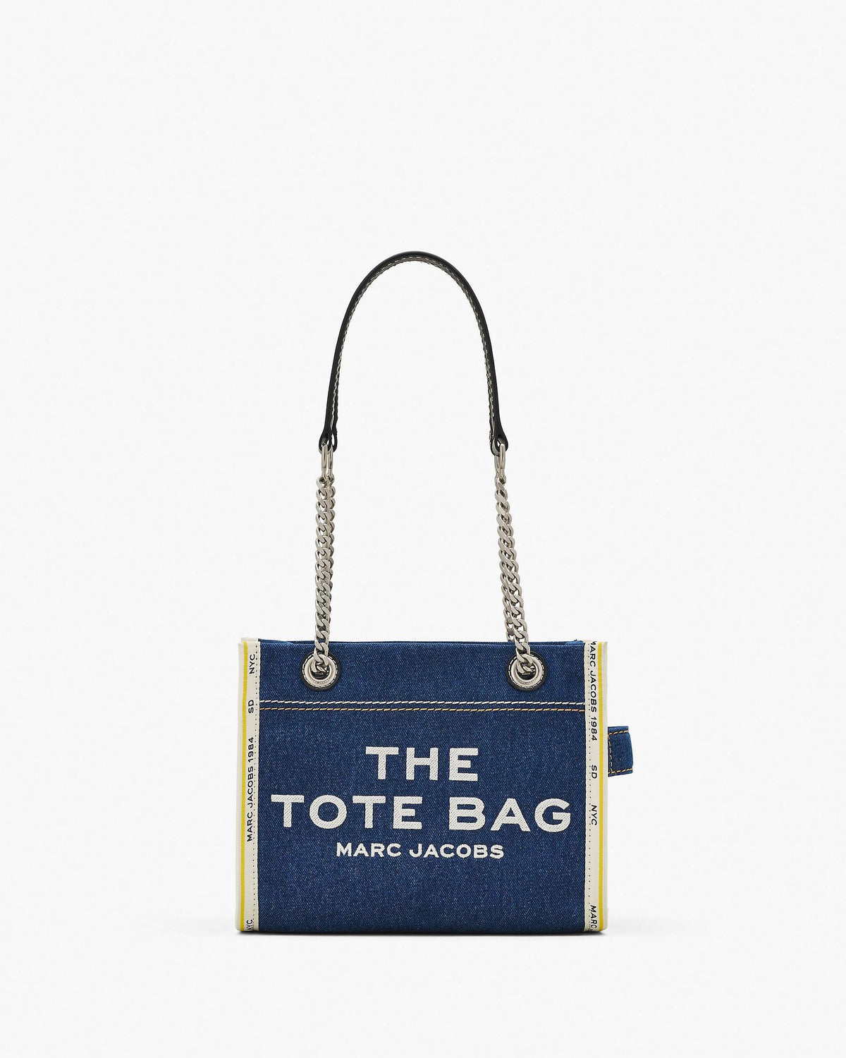 The Denim Chain Small Tote Bag - Dark Wash | Marc Jacobs discount