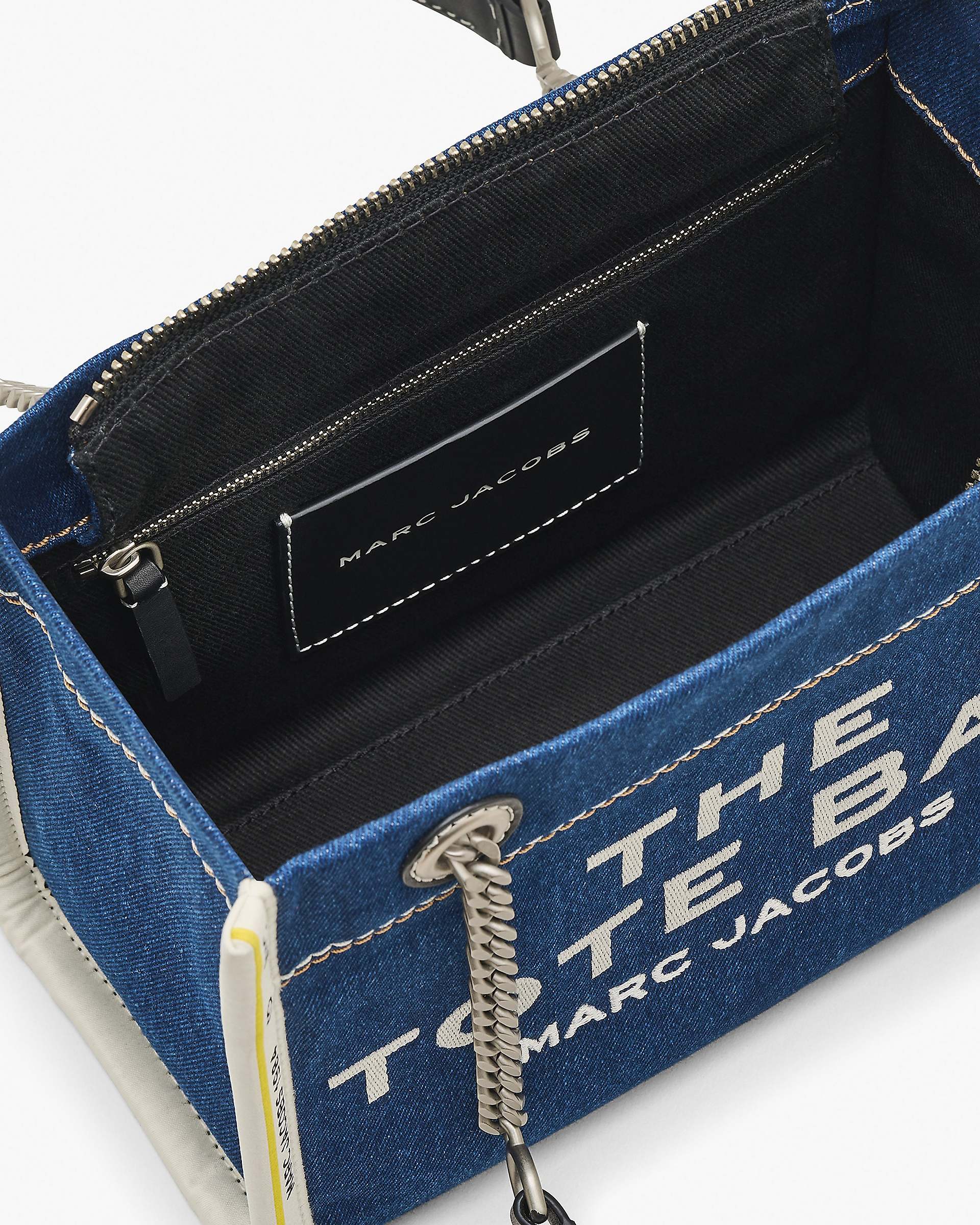 The Denim Chain Small Tote Bag - Dark Wash | Marc Jacobs discount