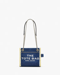 The Denim Chain Crossbody Tote Bag - Dark Wash | Marc Jacobs online