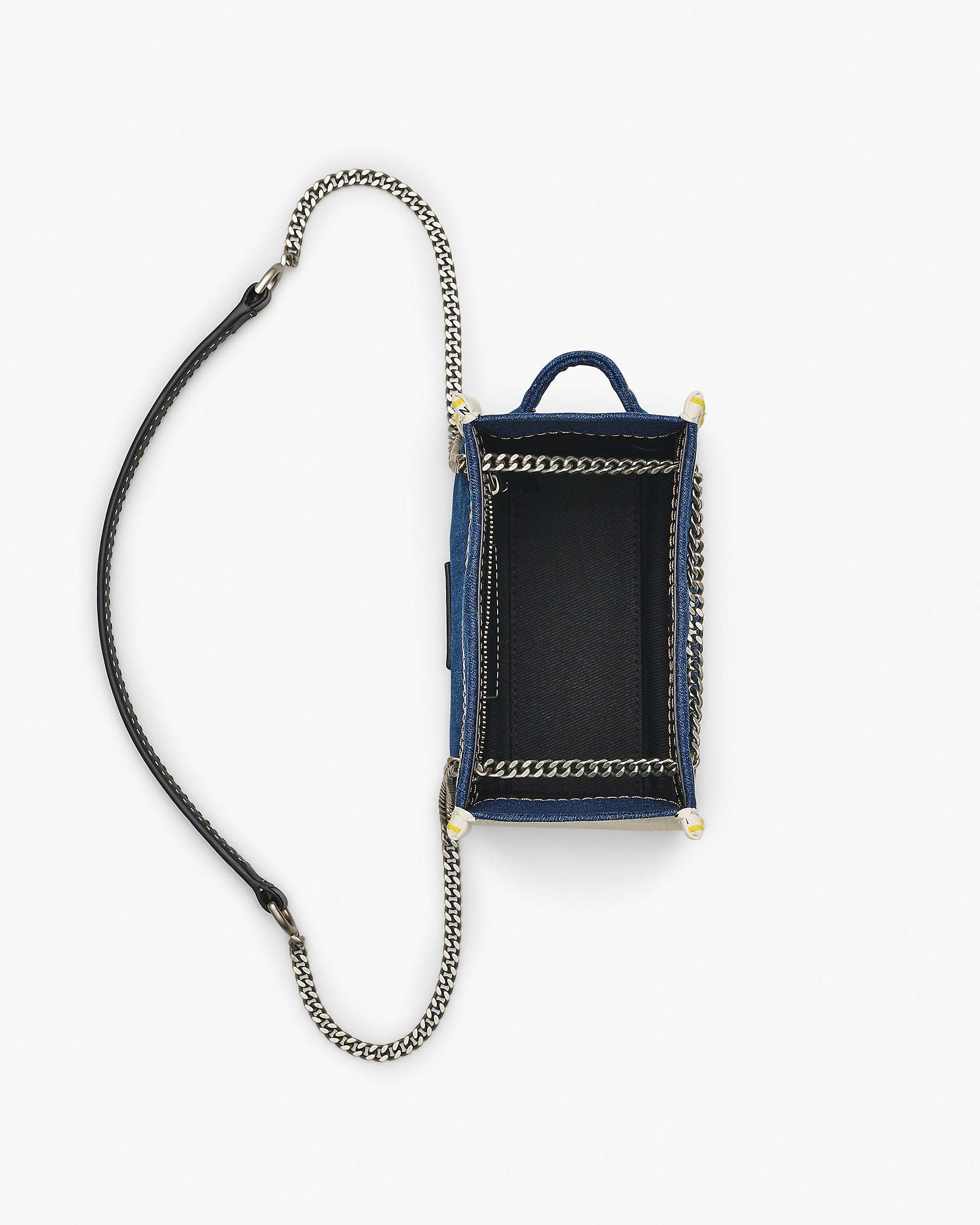 The Denim Chain Crossbody Tote Bag - Dark Wash | Marc Jacobs online