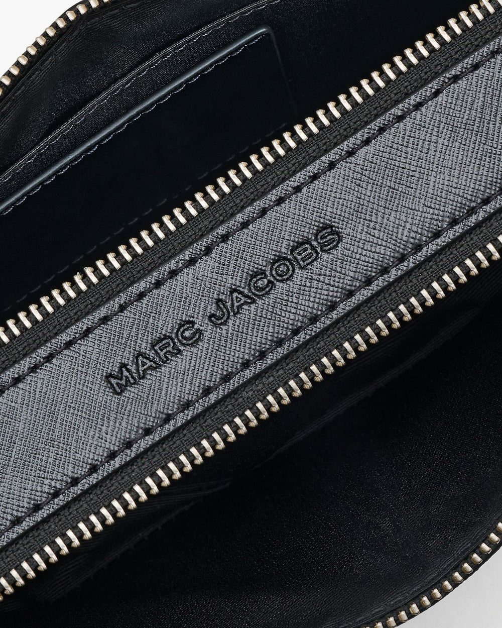 The Star Patchwork Leather Snapshot - Black/White | Marc Jacobs sale