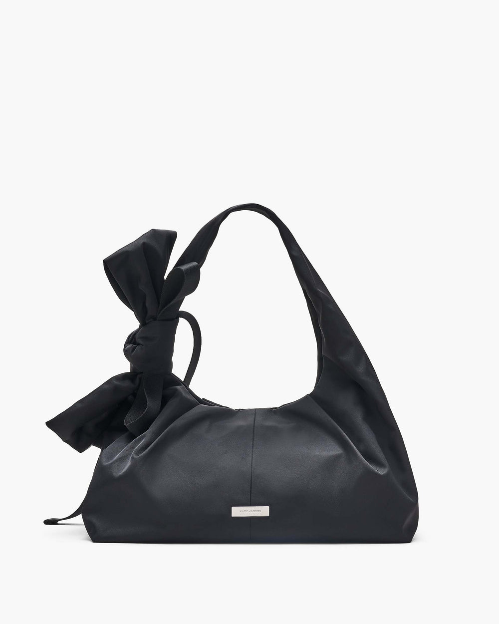 The Bow Nylon Sack Bag - Black|Black | Marc Jacobs online