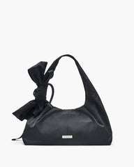 The Bow Nylon Sack Bag - Black|Black | Marc Jacobs online