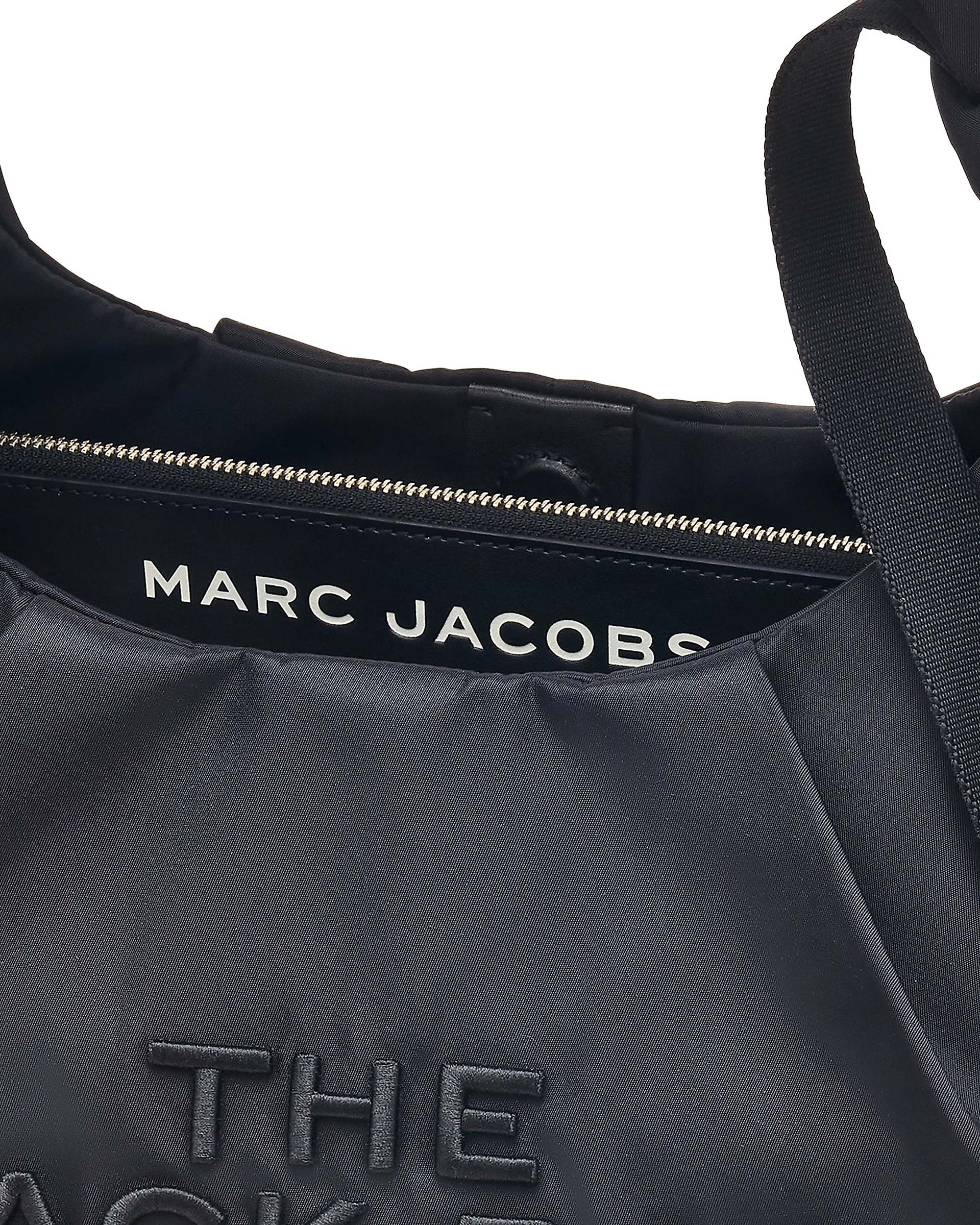 The Bow Nylon Sack Bag - Black|Black | Marc Jacobs online