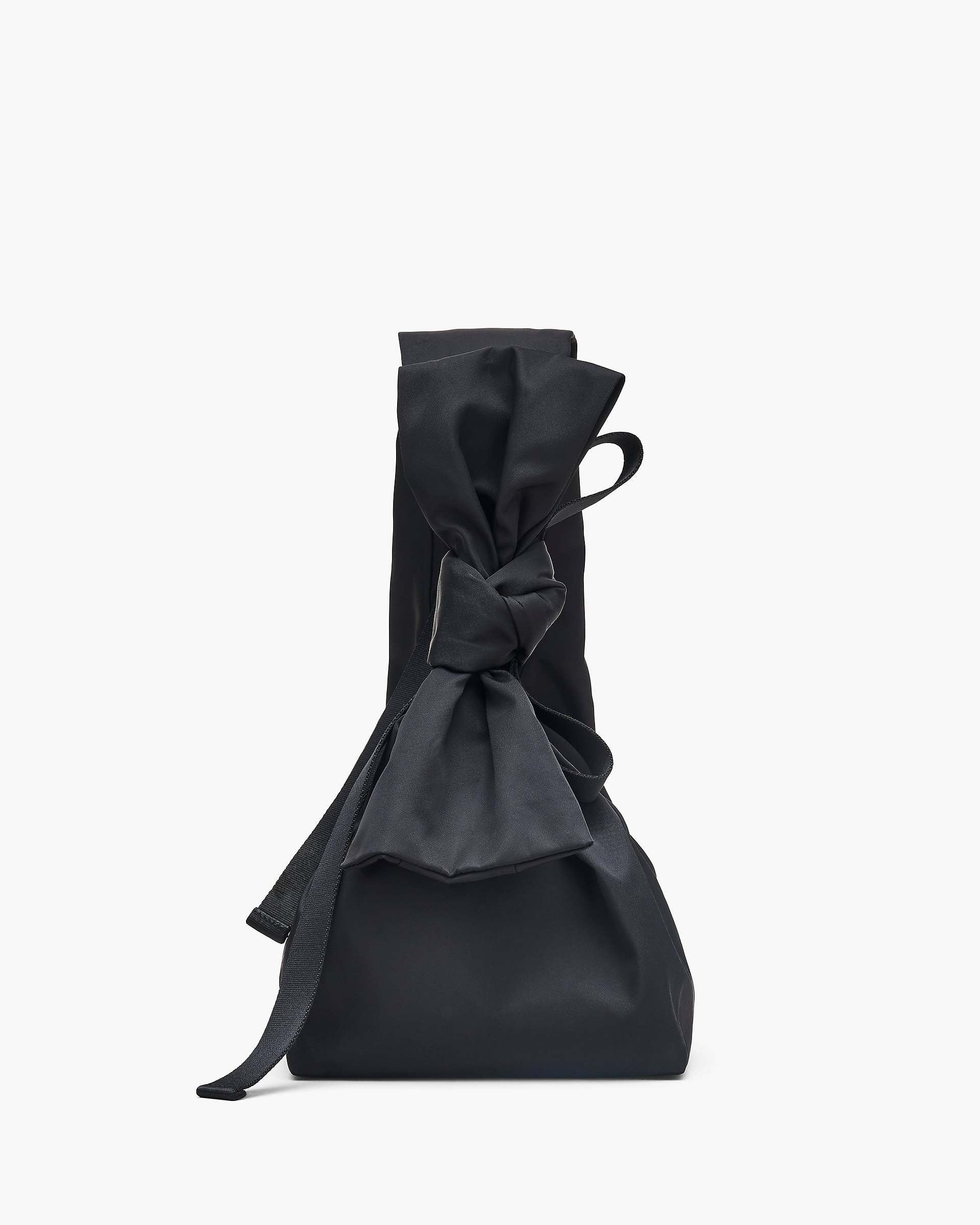 The Bow Nylon Sack Bag - Black|Black | Marc Jacobs online