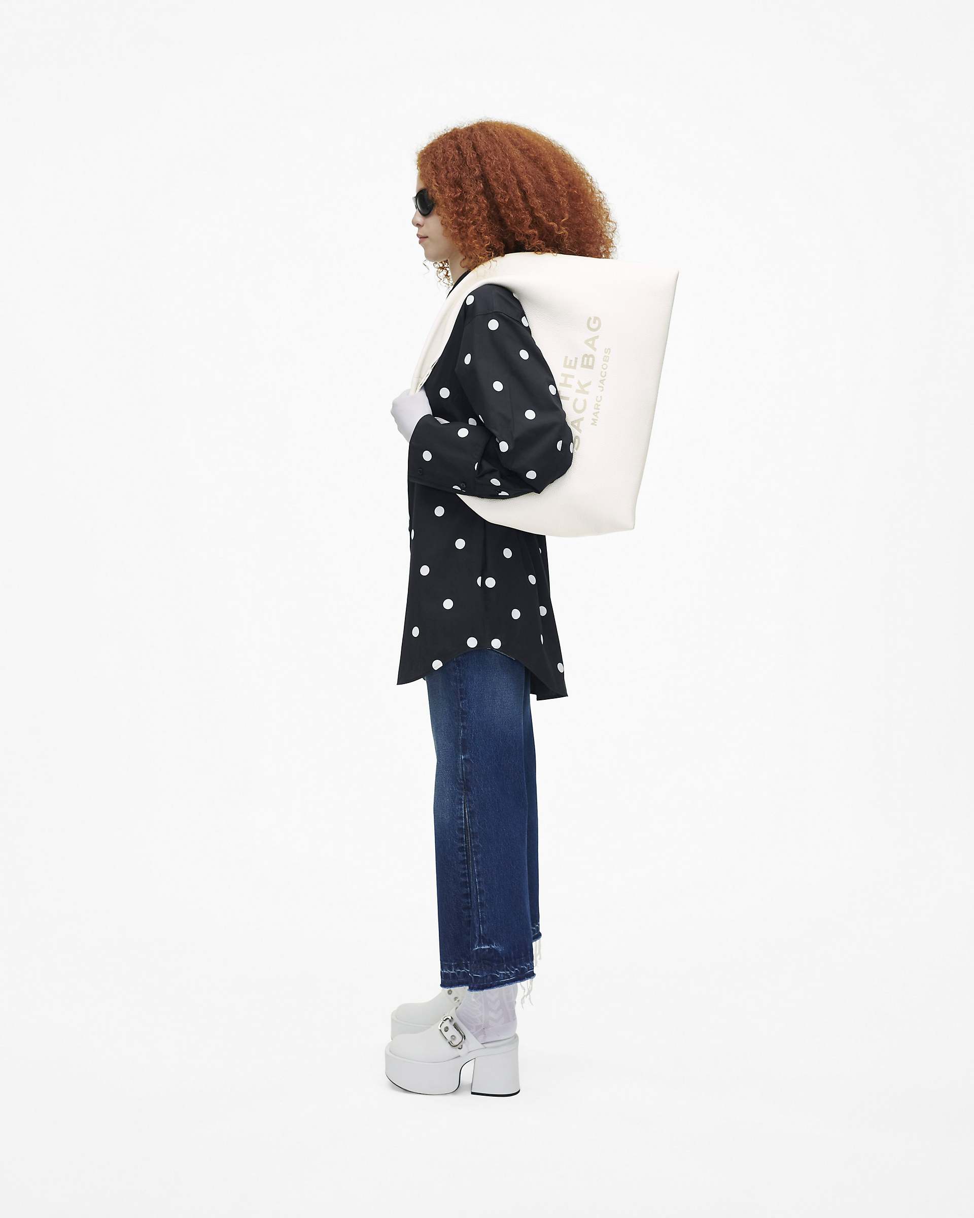 The XL Sack Bag - White | Marc Jacobs discount