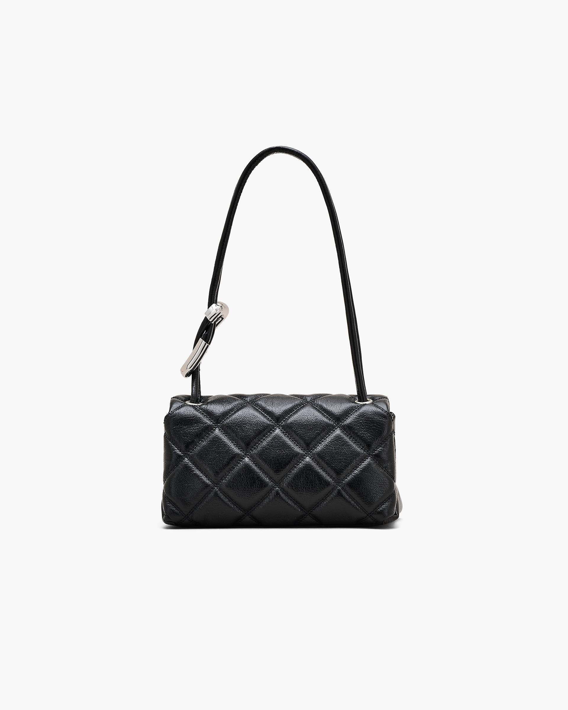 The Quilted Mini Dual Shoulder Bag - Black|Black | Marc Jacobs for sale