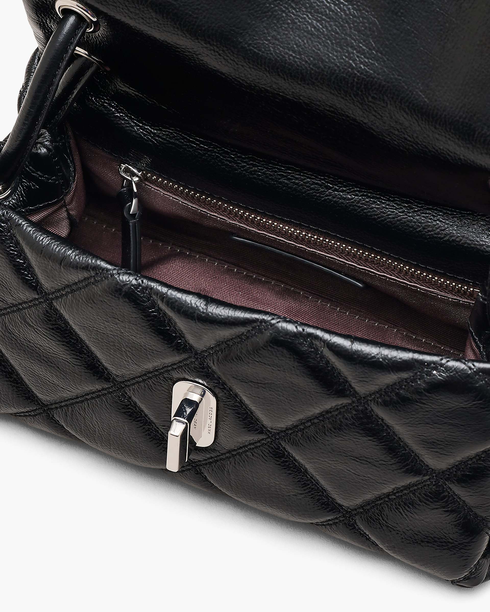 The Quilted Mini Dual Shoulder Bag - Black|Black | Marc Jacobs for sale