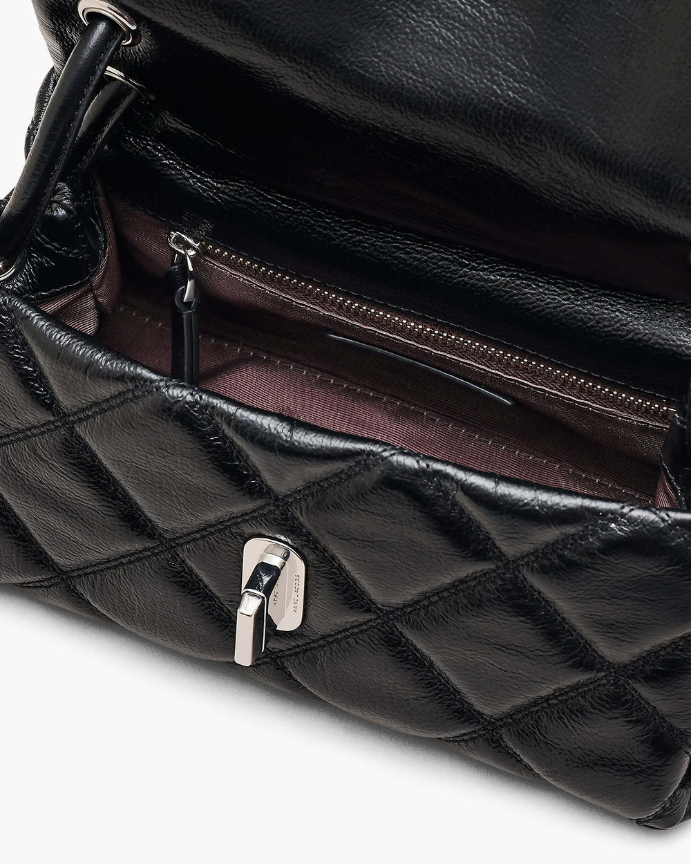 The Quilted Mini Dual Shoulder Bag - Black|Black | Marc Jacobs for sale