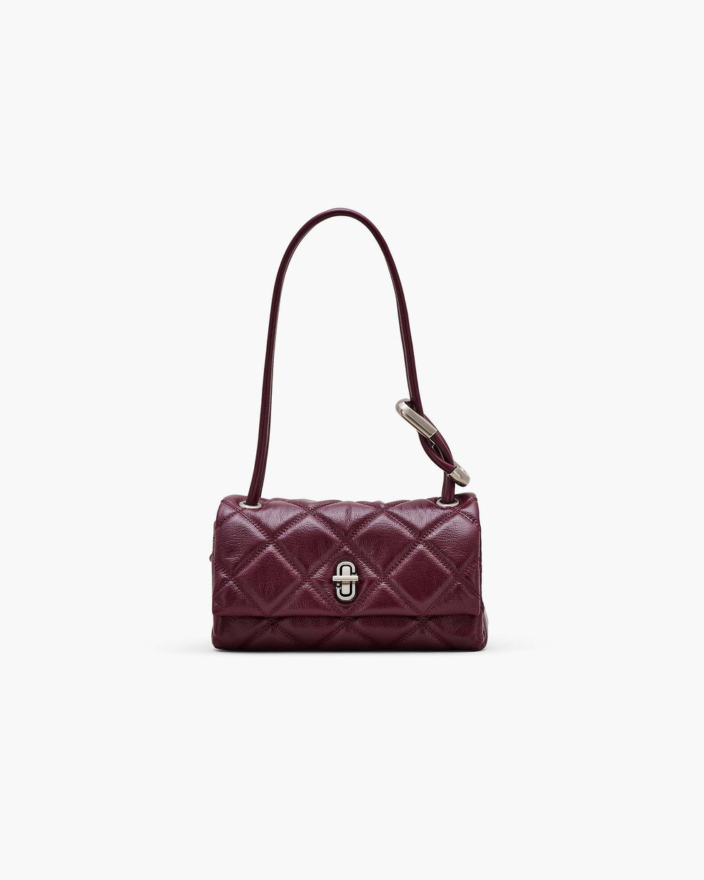 The Quilted Mini Dual Shoulder Bag - Dark Plum|Dark Plum | Marc Jacobs on sale