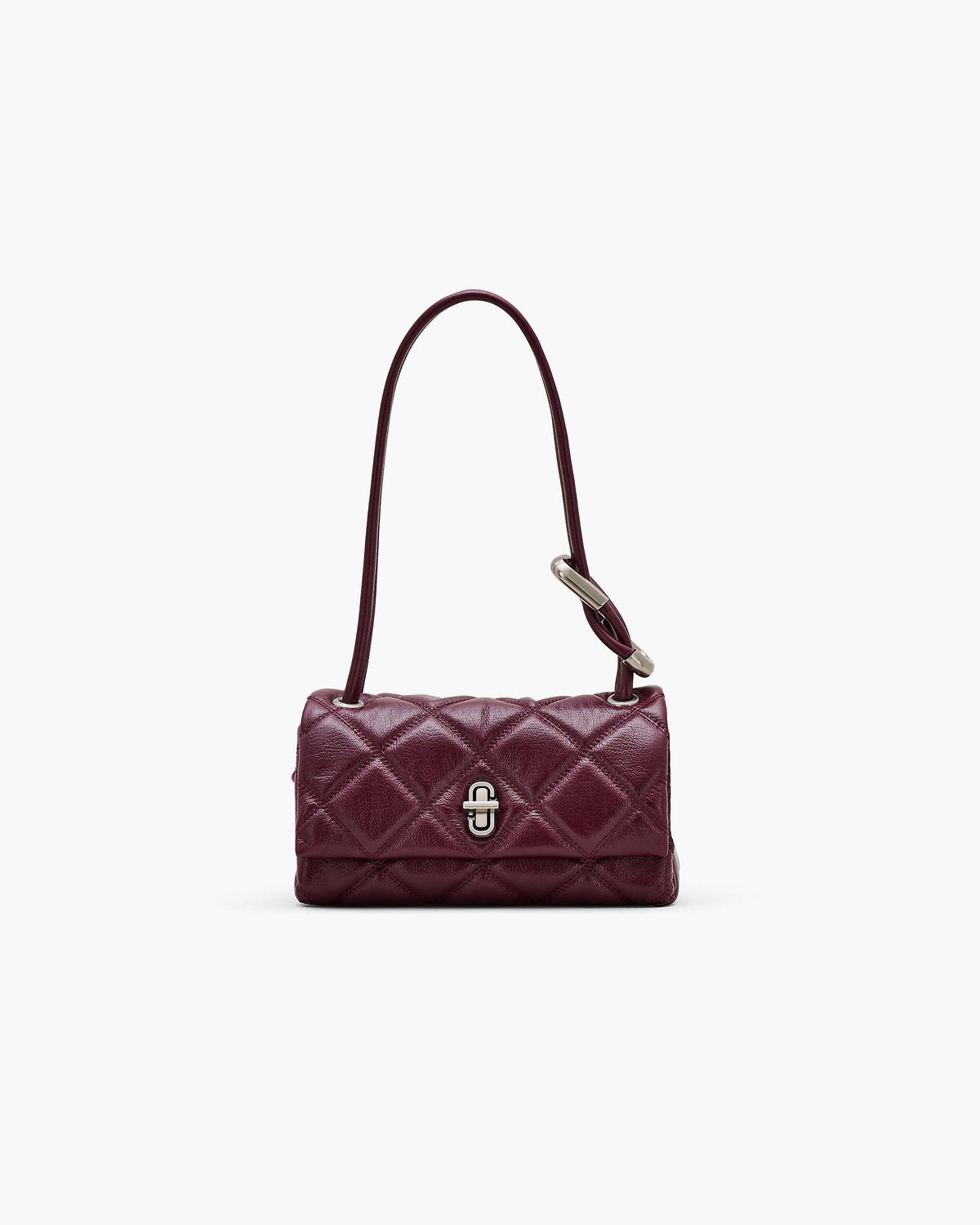 The Quilted Mini Dual Shoulder Bag - Dark Plum|Dark Plum | Marc Jacobs on sale