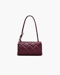 The Quilted Mini Dual Shoulder Bag - Dark Plum|Dark Plum | Marc Jacobs on sale