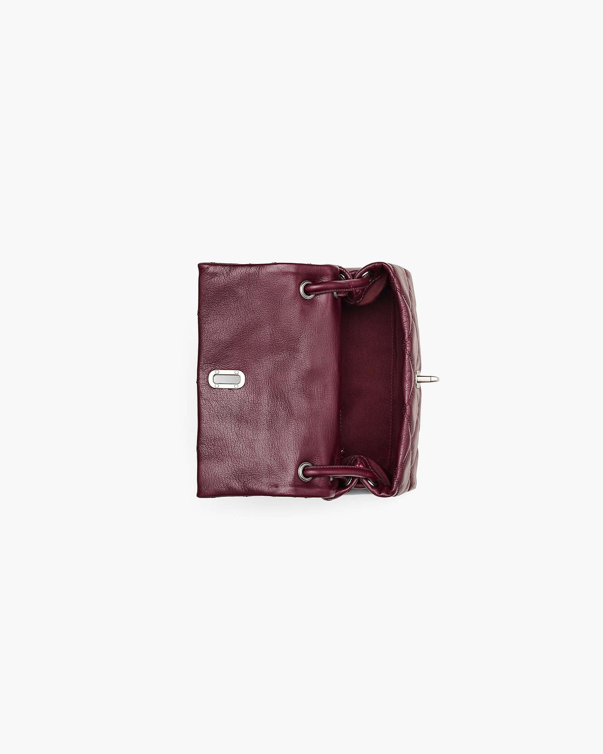 The Quilted Mini Dual Shoulder Bag - Dark Plum|Dark Plum | Marc Jacobs on sale