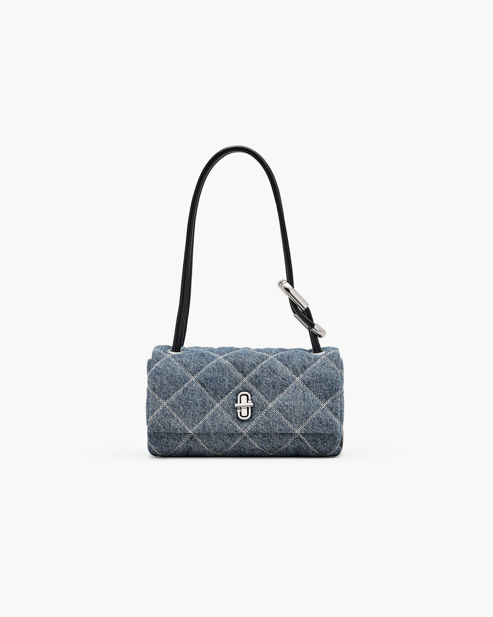 The Quilted Denim Mini Dual Shoulder Bag - Light Wash Indigo | Marc Jacobs US