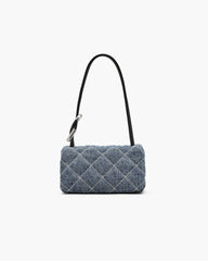 The Quilted Denim Mini Dual Shoulder Bag - Light Wash Indigo | Marc Jacobs US