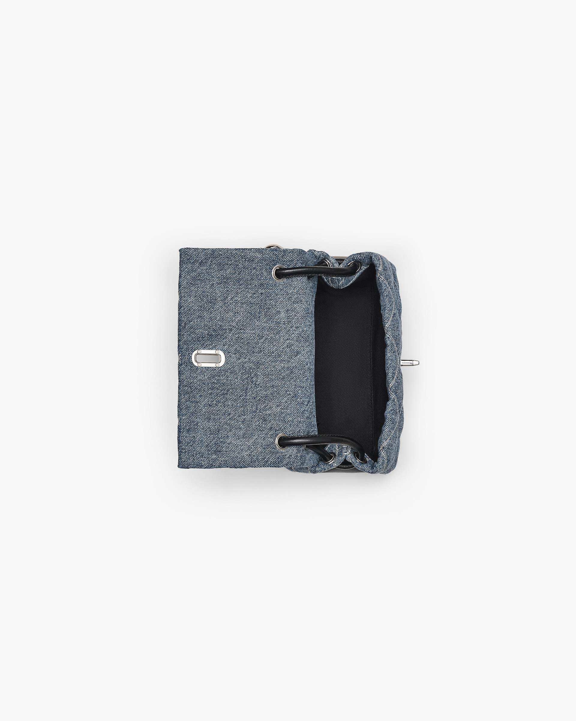 The Quilted Denim Mini Dual Shoulder Bag - Light Wash Indigo | Marc Jacobs US