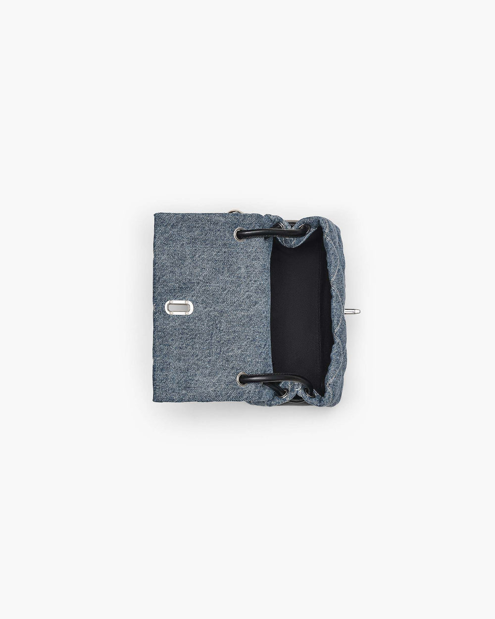 The Quilted Denim Mini Dual Shoulder Bag - Light Wash Indigo | Marc Jacobs US
