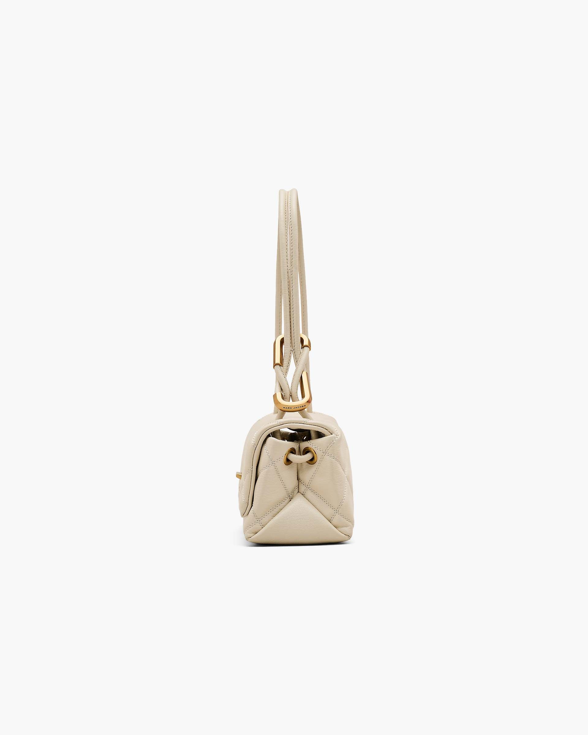 The Quilted Mini Dual Shoulder Bag - Cloud White|Cloud White | Marc Jacobs online