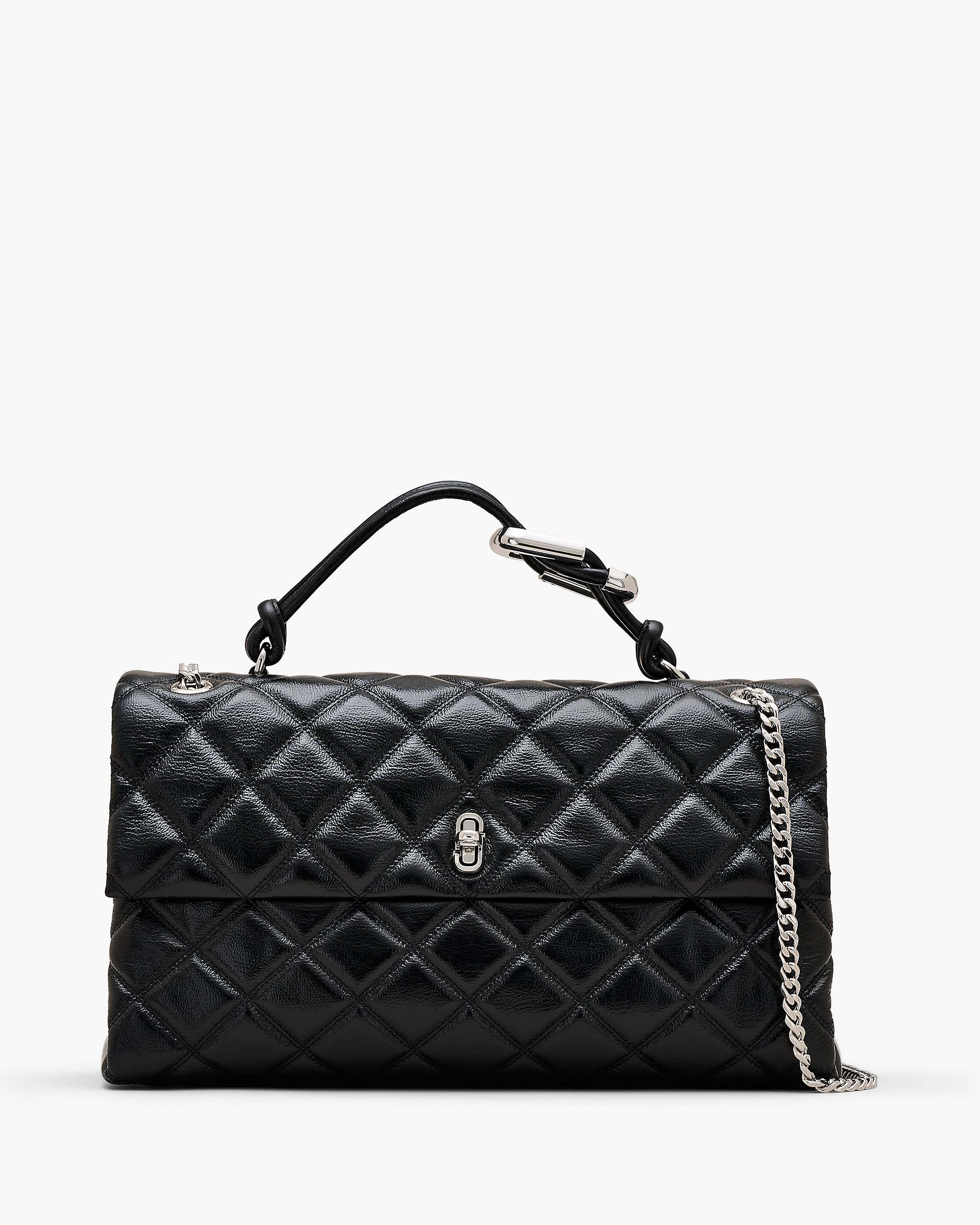 The Quilted XL Dual Convertible Shoulder Bag - Black | Marc Jacobs discount