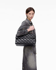 The Quilted XL Dual Convertible Shoulder Bag - Black | Marc Jacobs discount
