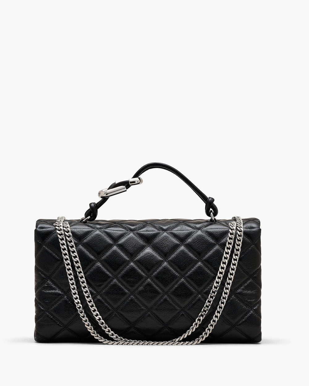 The Quilted XL Dual Convertible Shoulder Bag - Black | Marc Jacobs discount