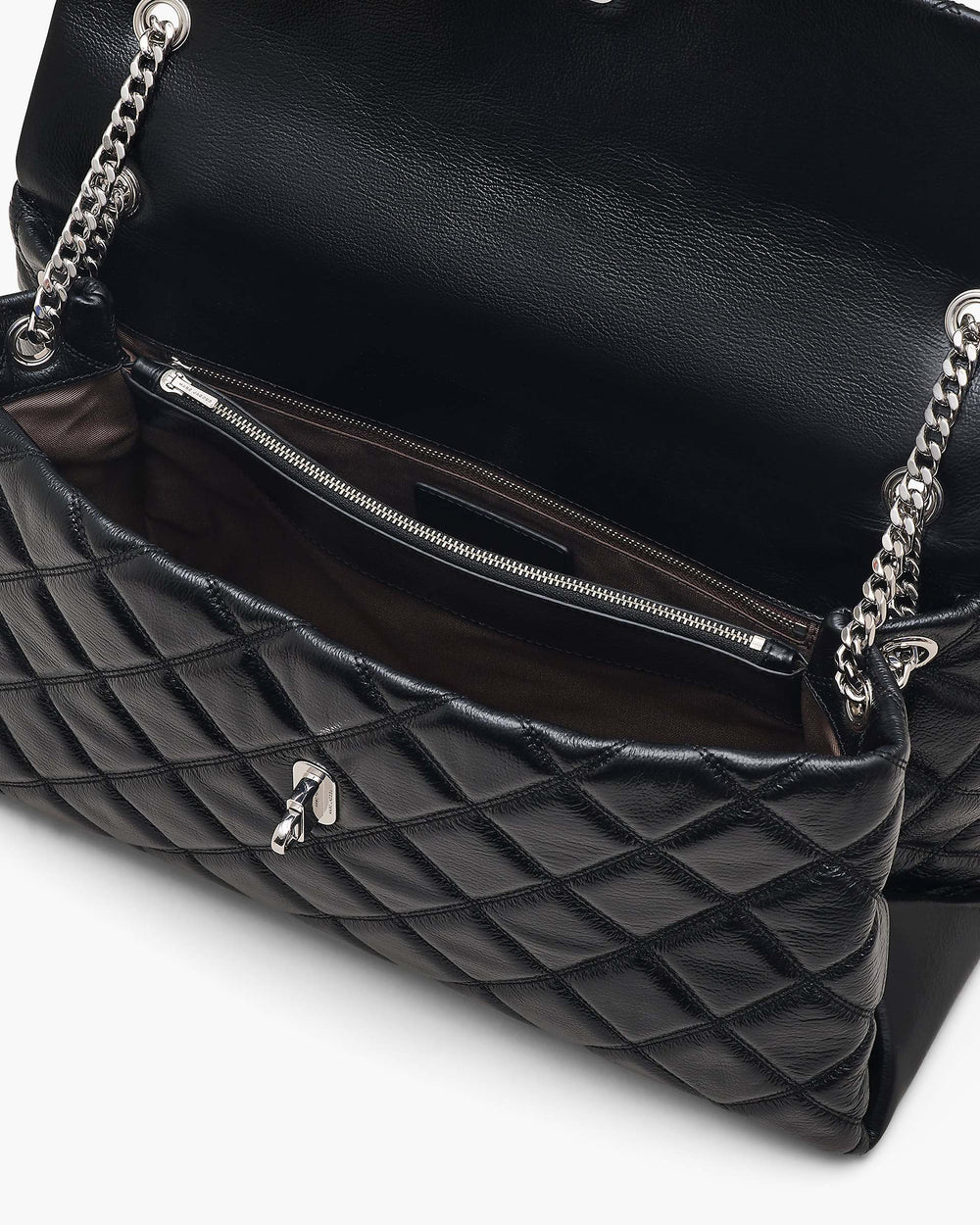The Quilted XL Dual Convertible Shoulder Bag - Black | Marc Jacobs discount