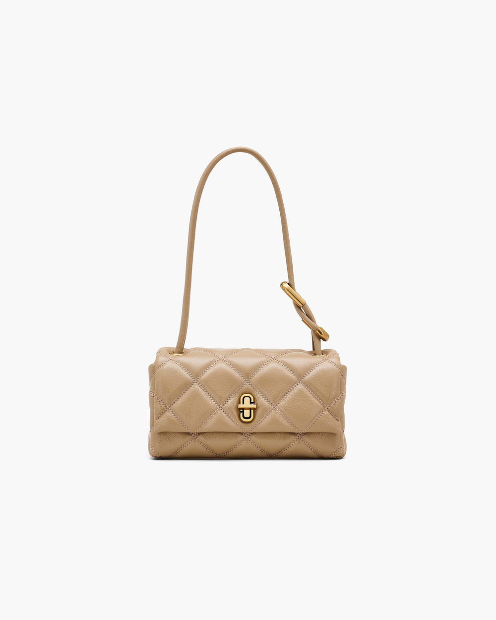 The Quilted Mini Dual Shoulder Bag - Camel|Camel | Marc Jacobs online