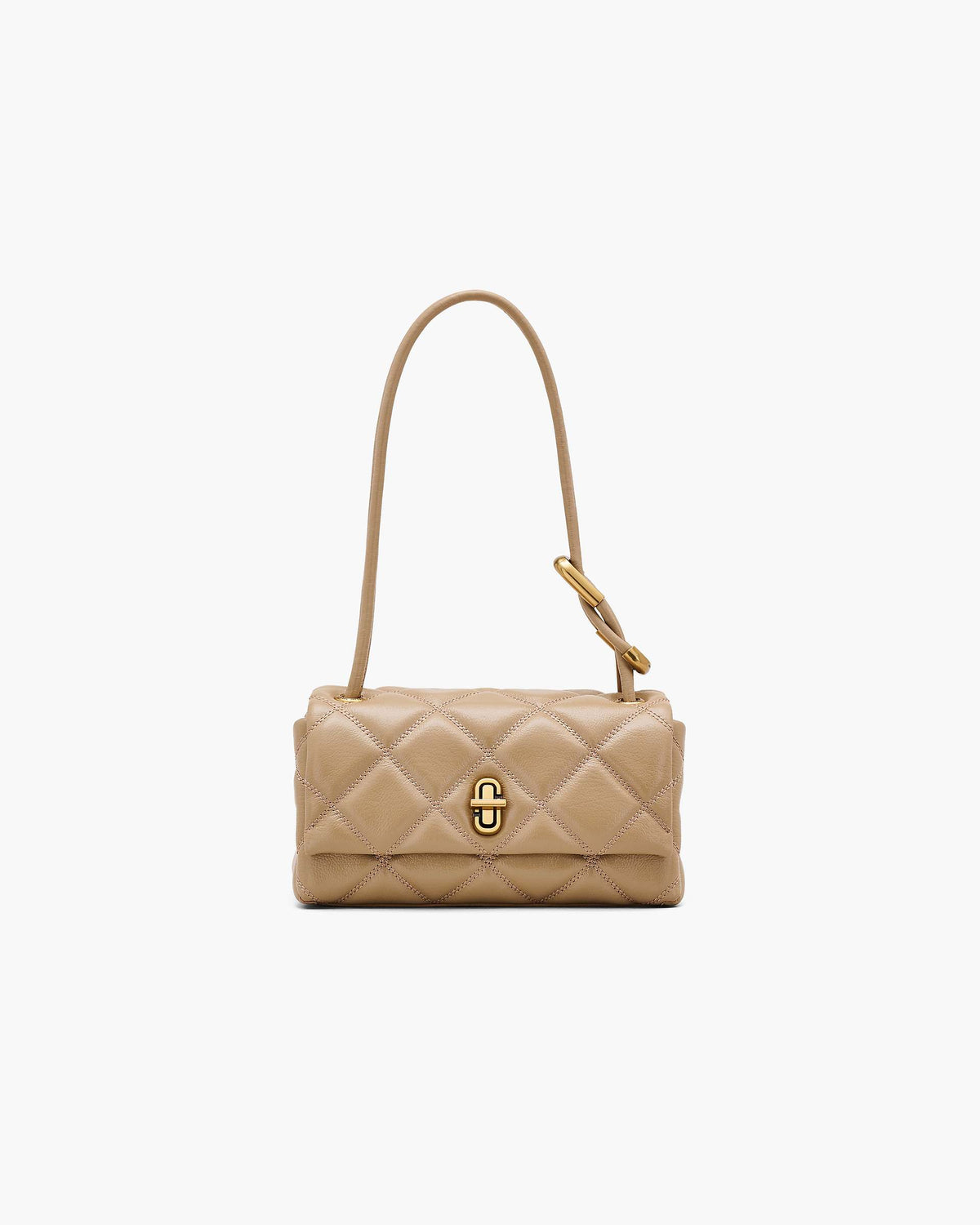 The Quilted Mini Dual Shoulder Bag - Camel|Camel | Marc Jacobs online