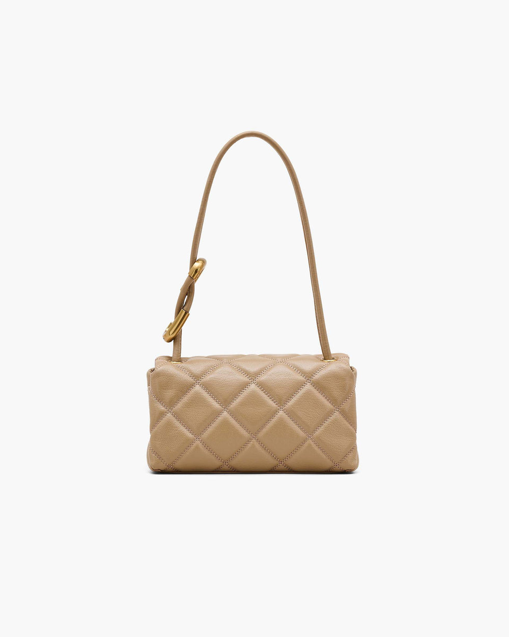 The Quilted Mini Dual Shoulder Bag - Camel|Camel | Marc Jacobs online