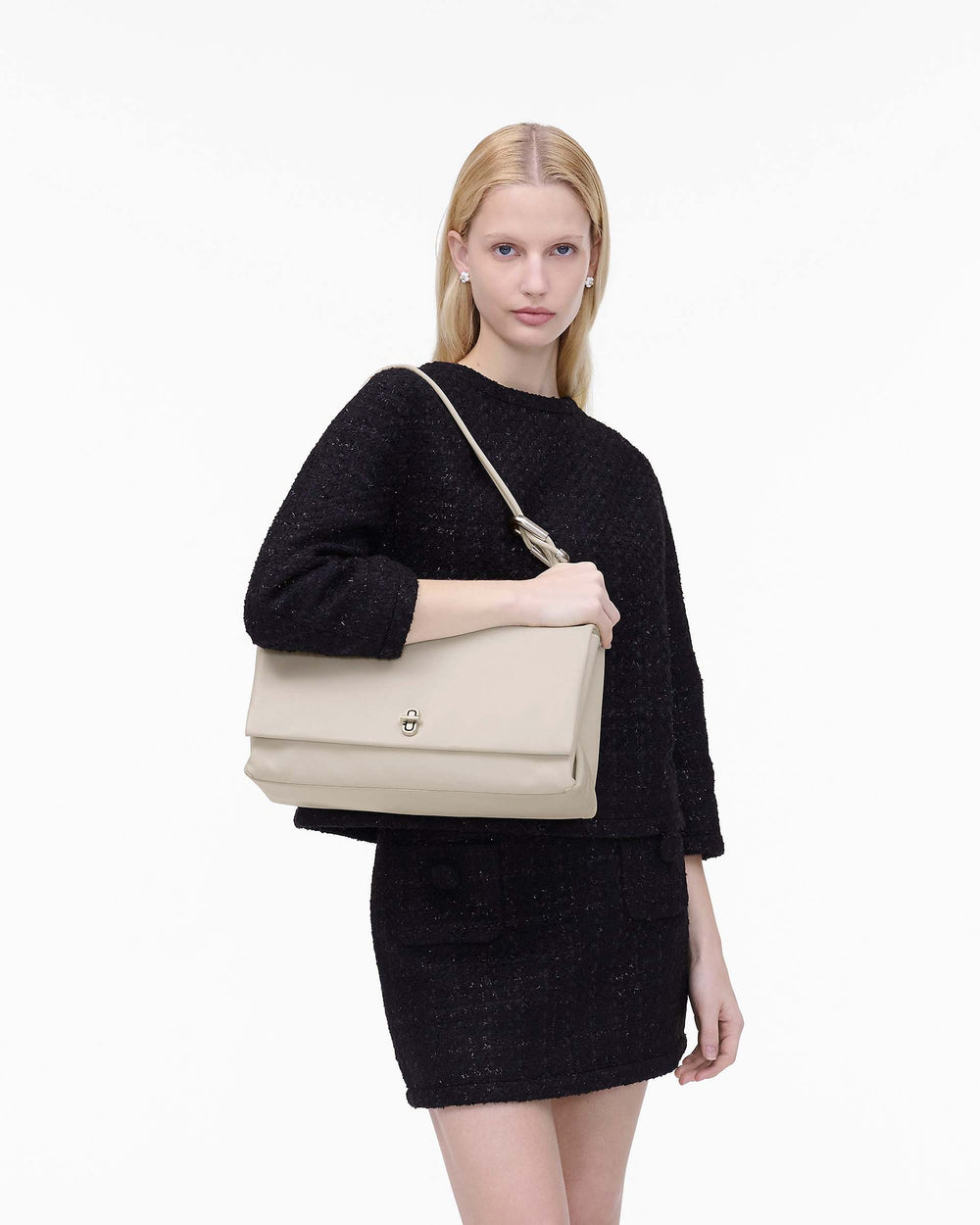 The Large Dual Bag - Cloud White | Marc Jacobs on sale