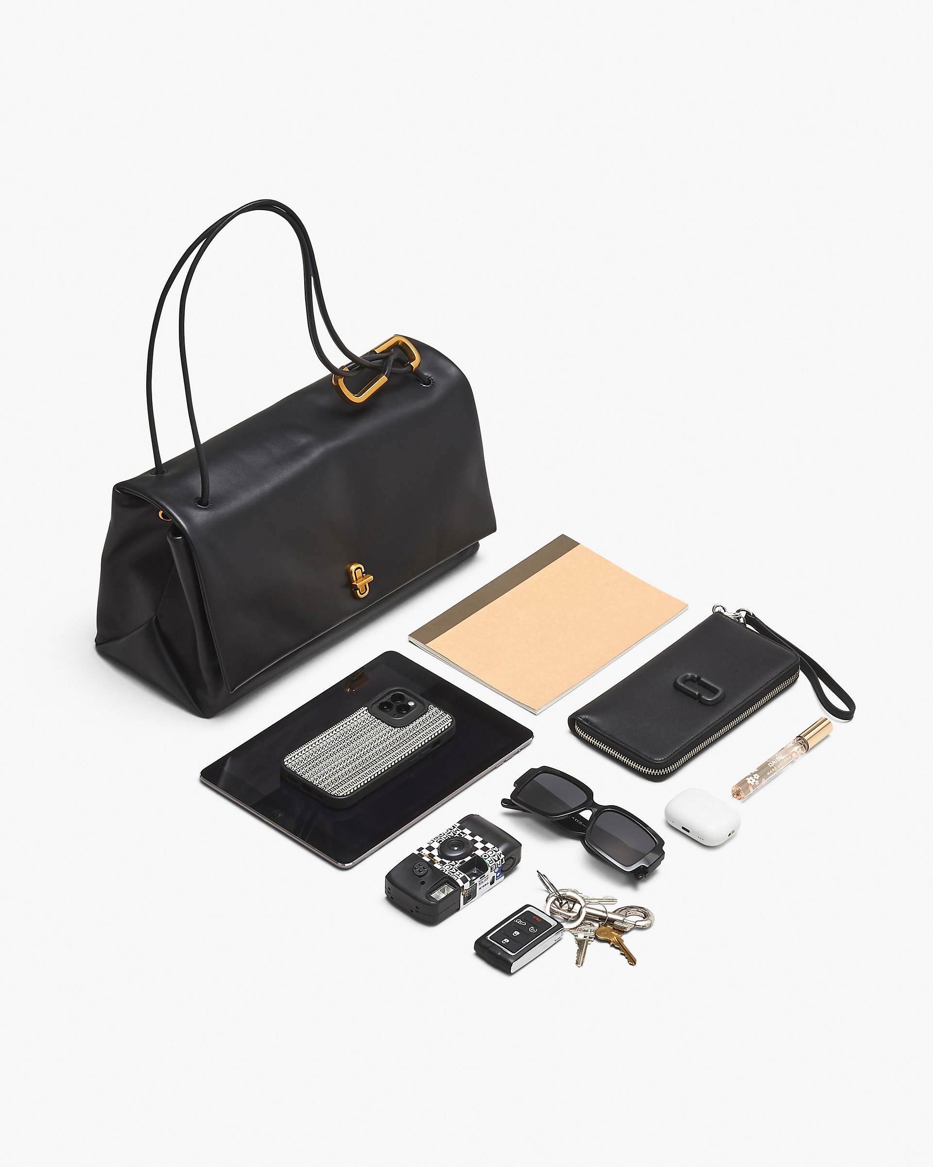 The Large Dual Bag - Cloud White | Marc Jacobs on sale