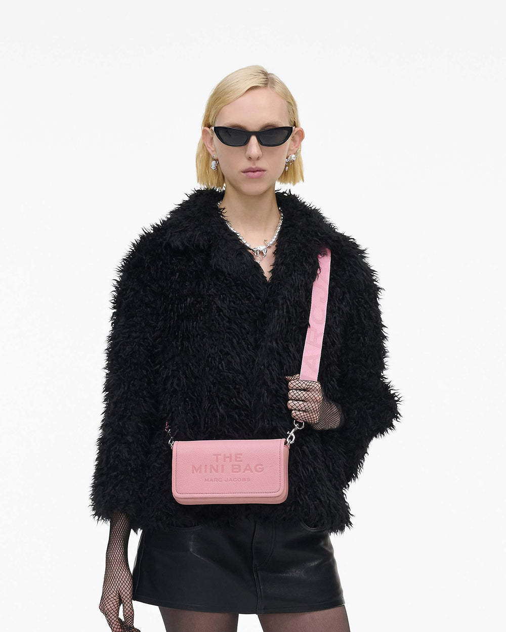 The Leather Mini Bag - Ribbon Pink | Marc Jacobs sale