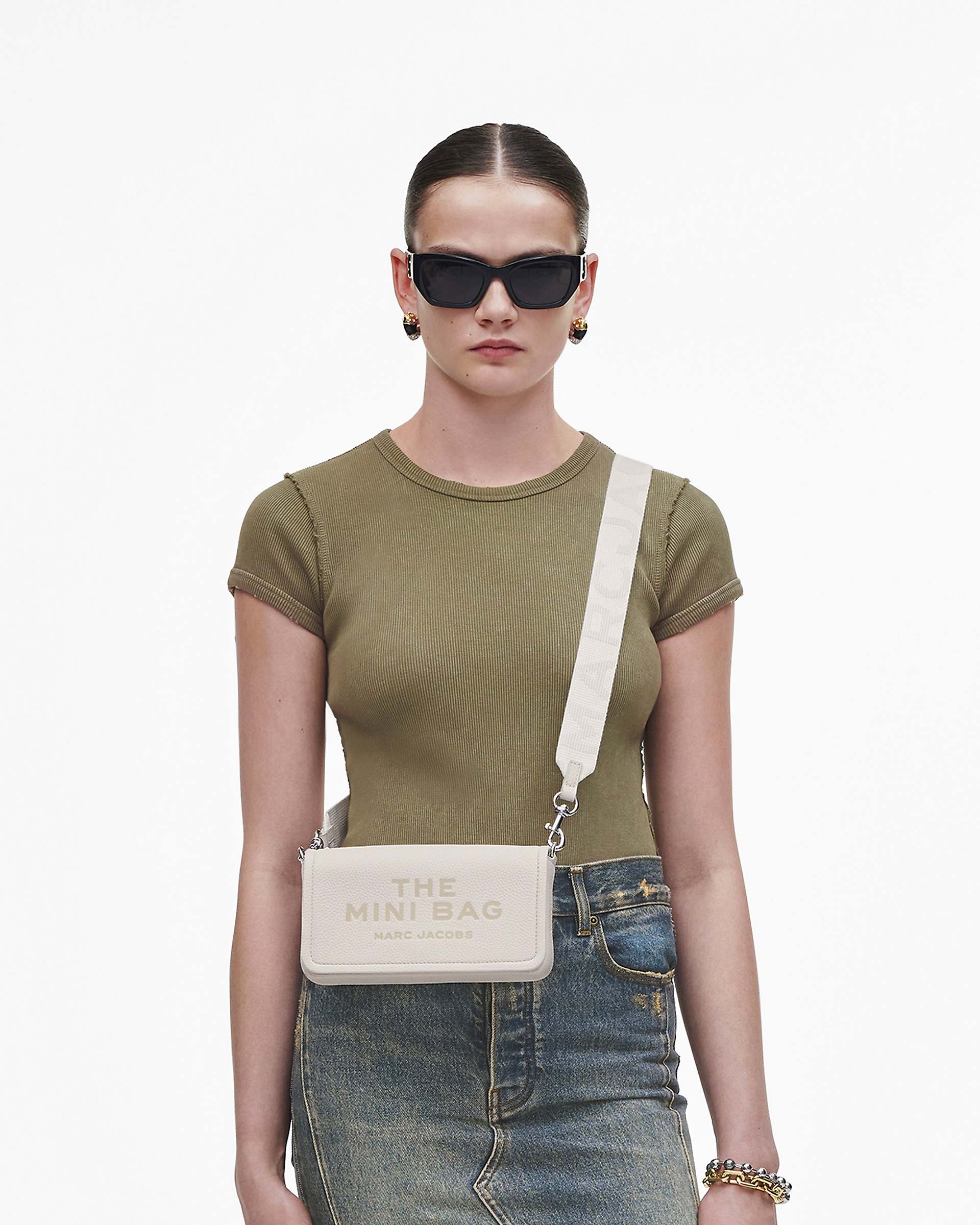 The Leather Mini Bag - Cotton | Marc Jacobs for sale