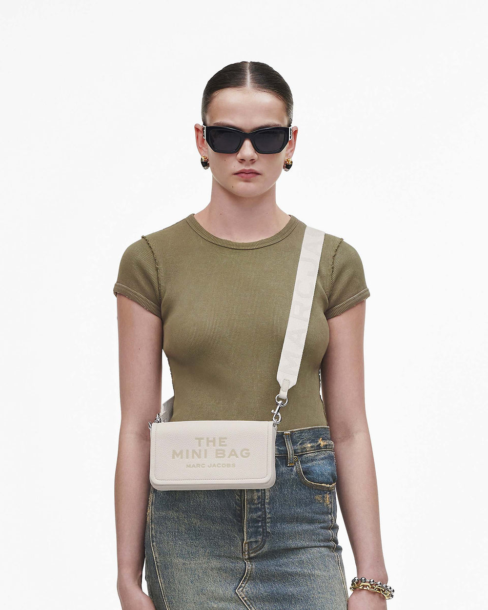 The Leather Mini Bag - Cotton | Marc Jacobs for sale