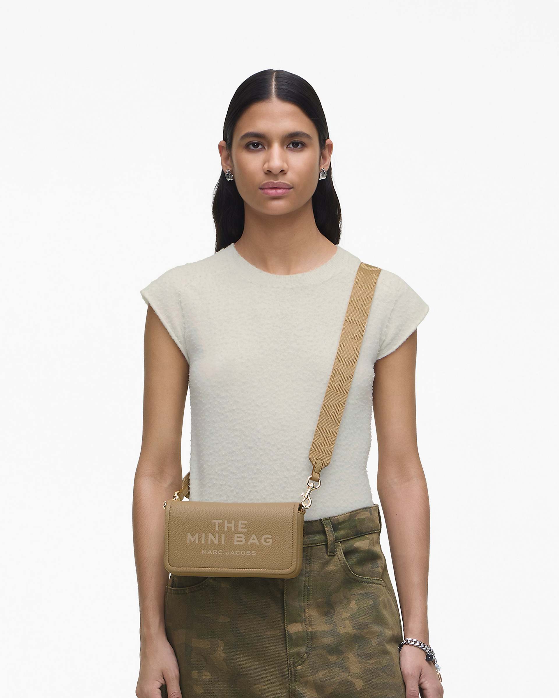 The Leather Mini Bag - Camel | Marc Jacobs sale