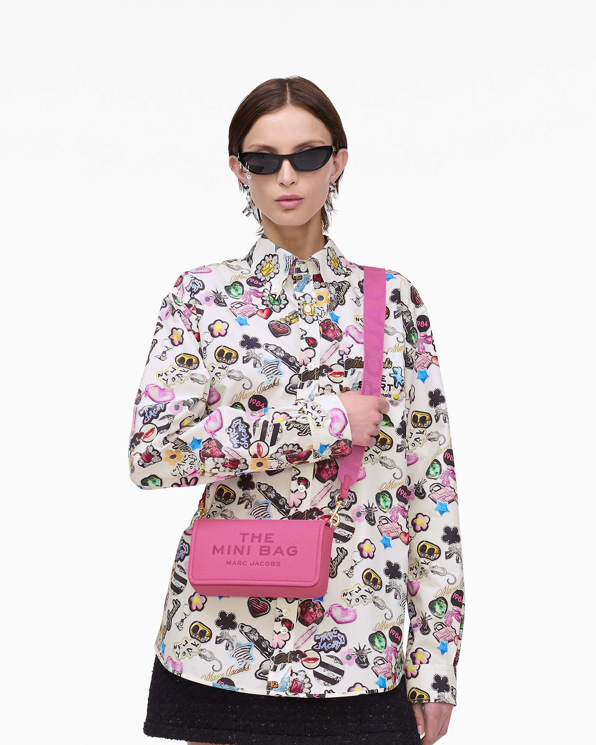The Leather Mini Bag - Bow Pink | Marc Jacobs for sale
