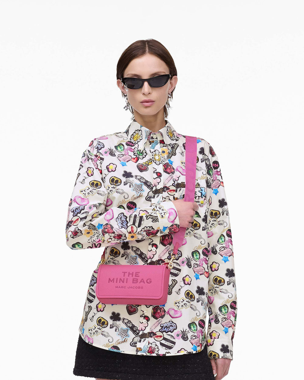 The Leather Mini Bag - Bow Pink | Marc Jacobs for sale