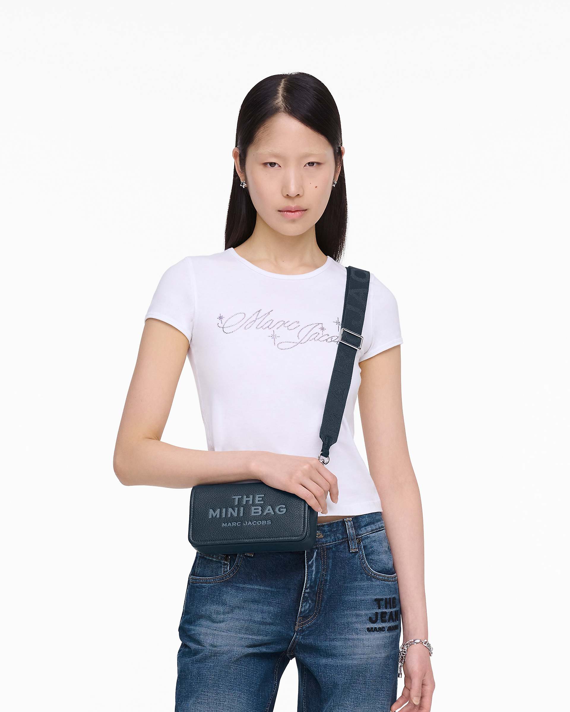 The Leather Mini Bag - Blue Sea | Marc Jacobs on sale