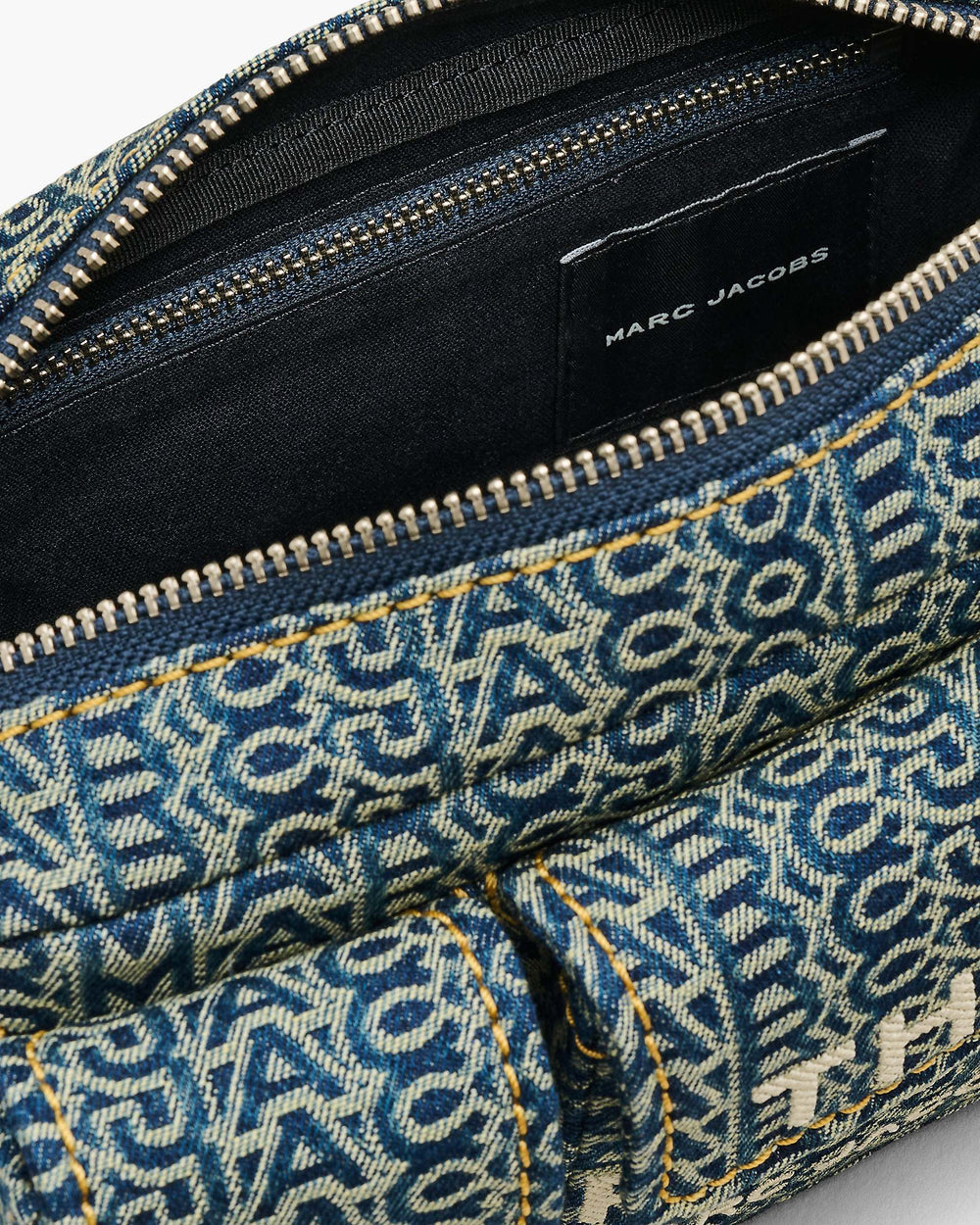 The Cargo Monogram Denim Shoulder Bag - Sun Faded Denim | Marc Jacobs for sale