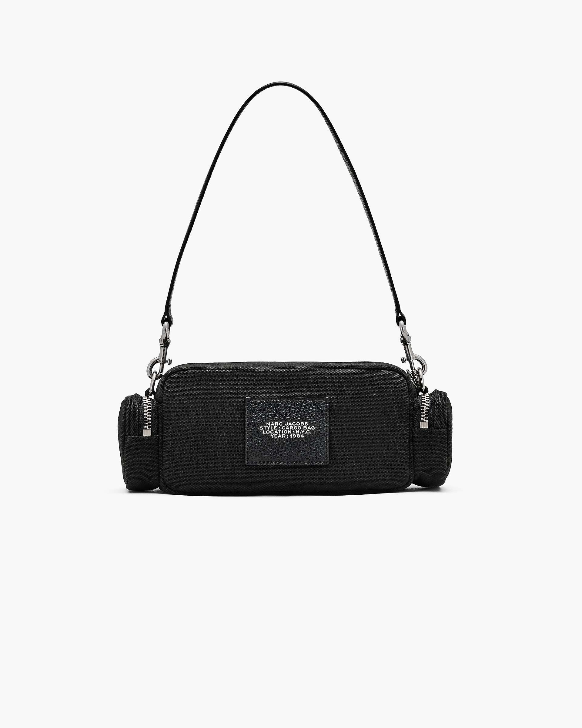 The Cargo Canvas Shoulder Bag - Black | Marc Jacobs on sale