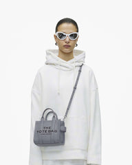 The Leather Crossbody Tote Bag - Wolf Grey | Marc Jacobs online
