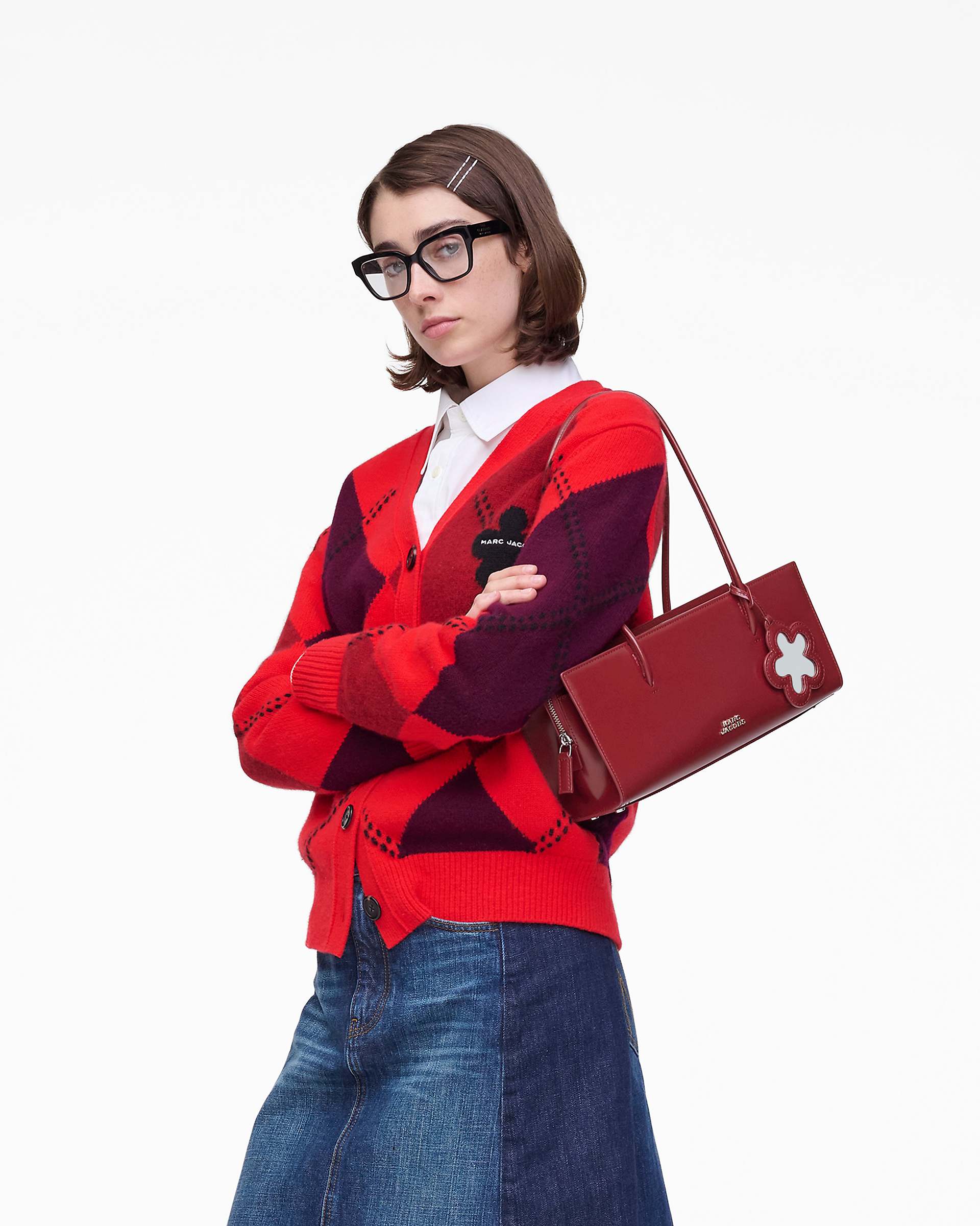 The Glam Mirror Satchel - Siren | Marc Jacobs discount