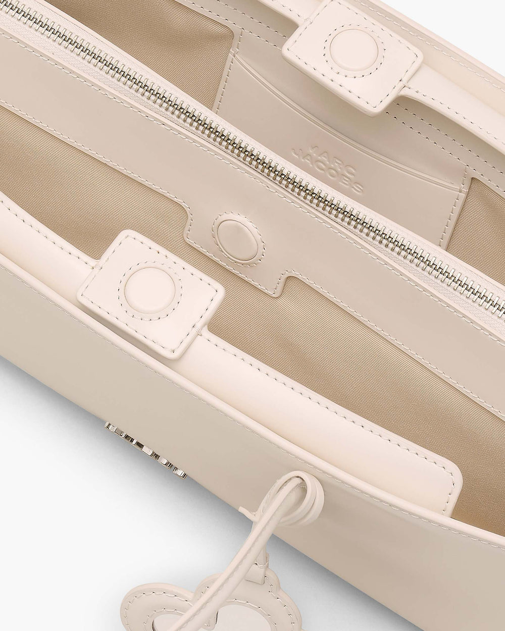 The Glam Mirror Satchel - Cotton White | Marc Jacobs sale