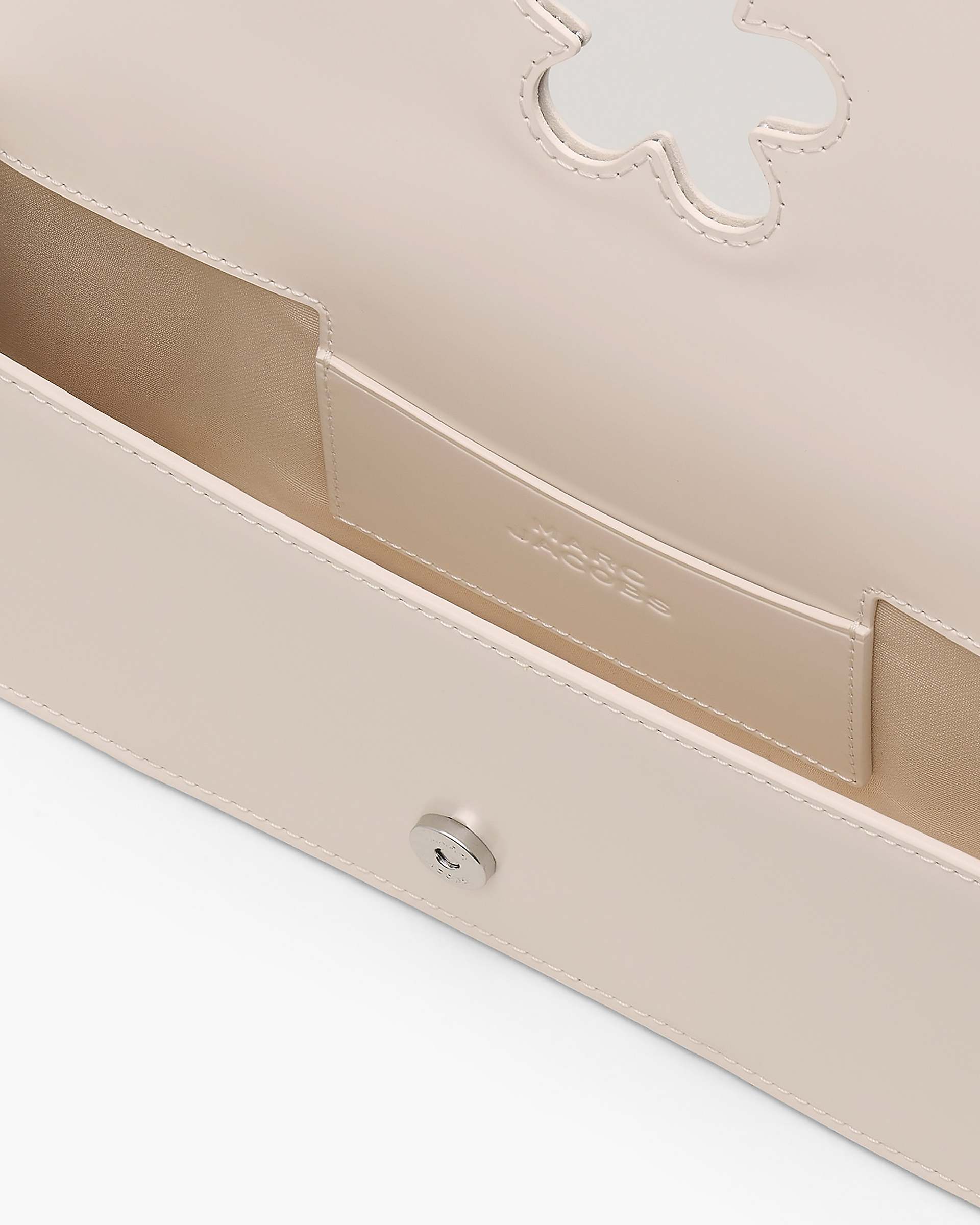 The Glam Mirror Shoulder Bag - Cotton White | Marc Jacobs on sale