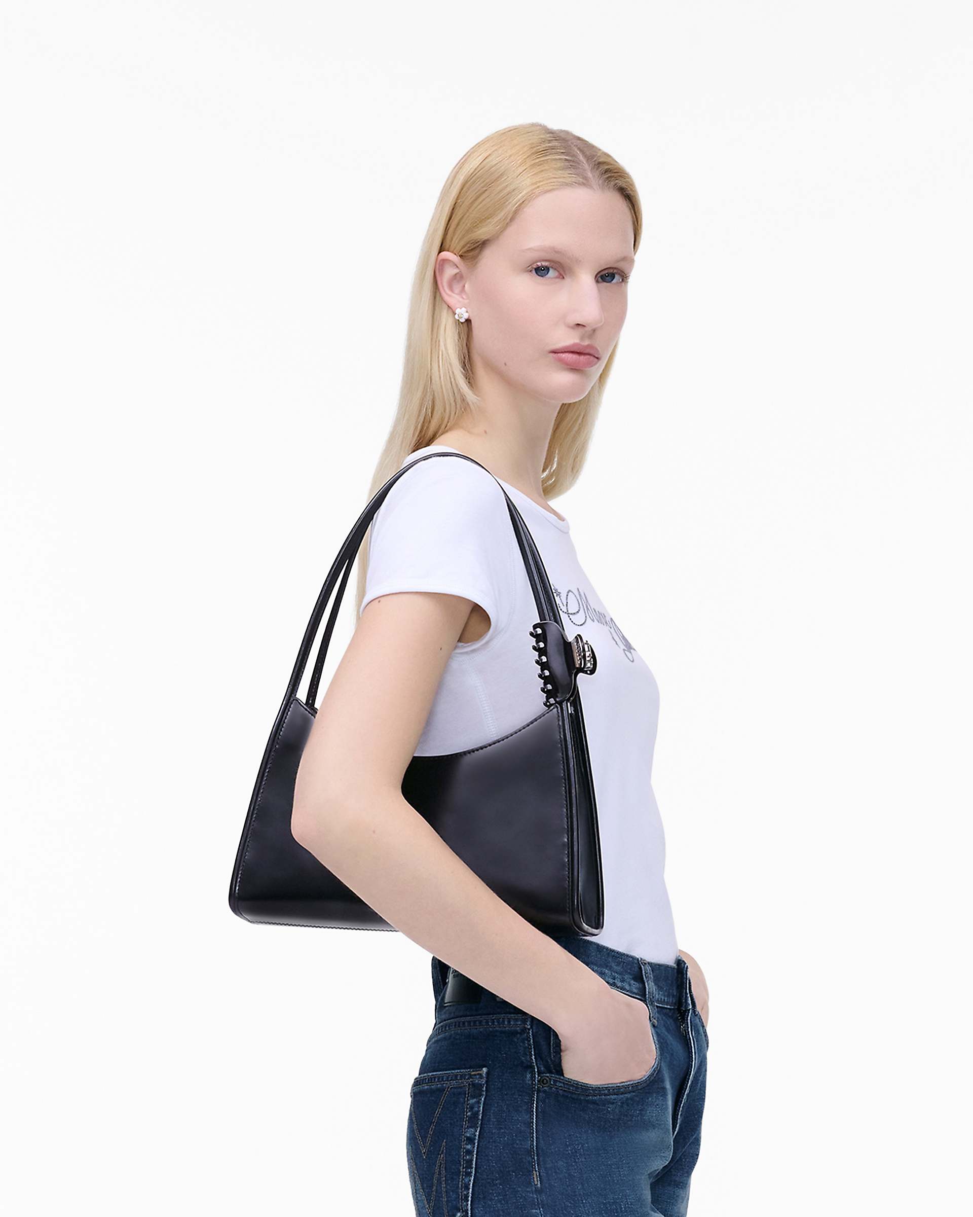 The Claw Clip Shoulder Bag - Black | Marc Jacobs US