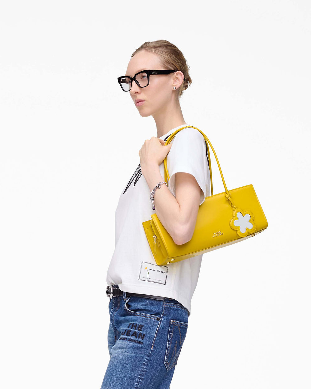 The Glam Mirror Satchel - Joy Yellow | Marc Jacobs discount