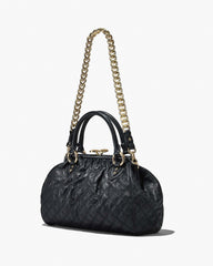 Re-Edition Quilted Leather Stam Bag - Black | Marc Jacobs for sale