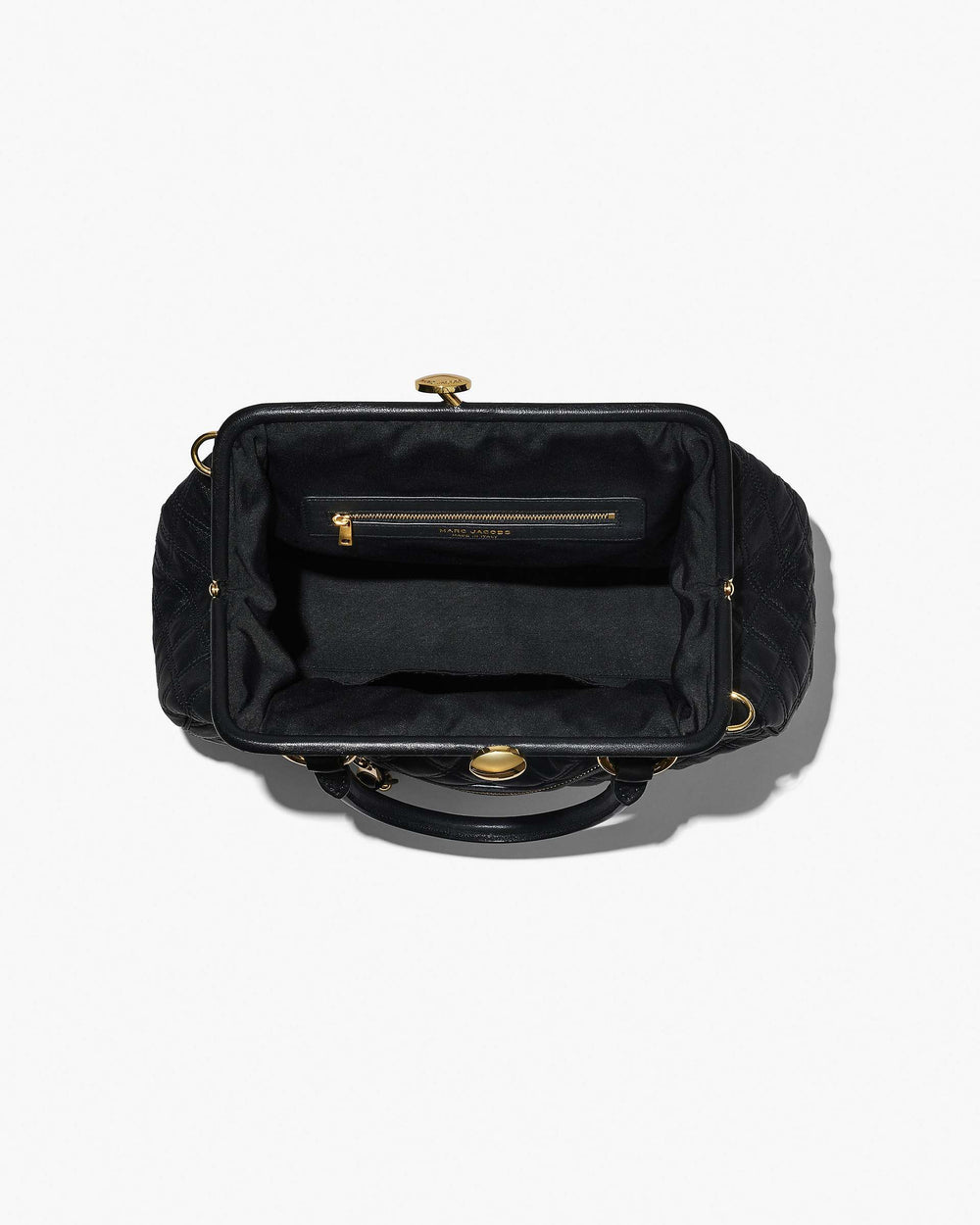Re-Edition Quilted Leather Stam Bag - Black | Marc Jacobs for sale