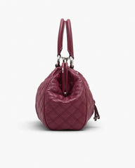 Re-Edition Quilted Leather Stam Bag - Cherry | Marc Jacobs on sale